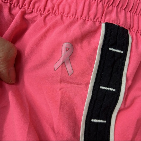 Under Armour Women's Neon Pink Running Shorts | Breast Cancer Awareness | Size S - Picture 8 of 9